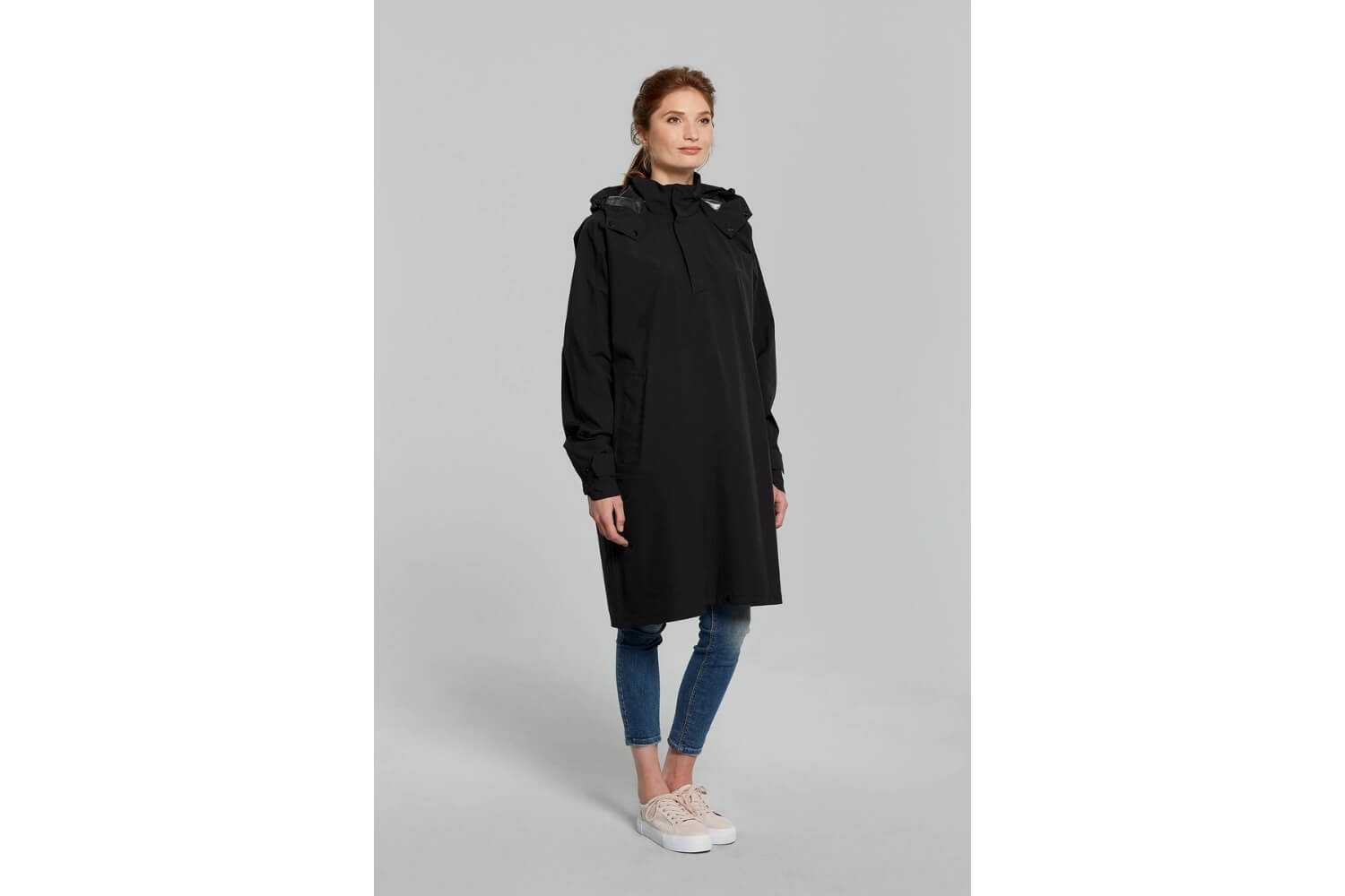 Basil Regenponcho Mosse | Unisex | Zwart