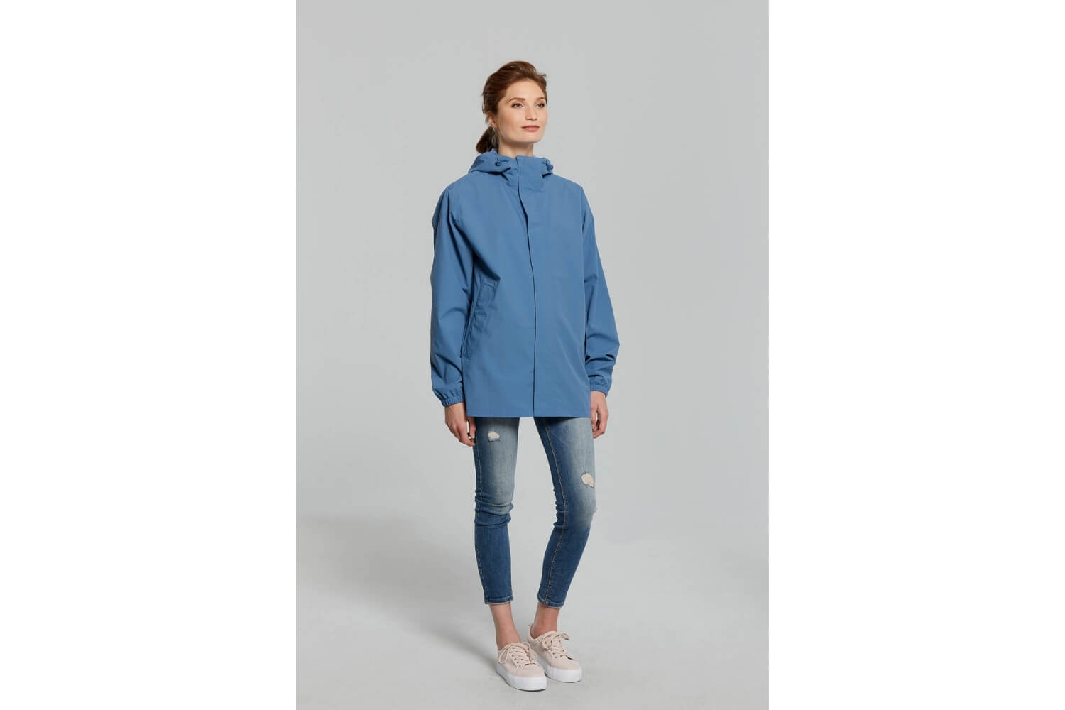 Basil Regenjas Hoga | Unisex | Blauw | L