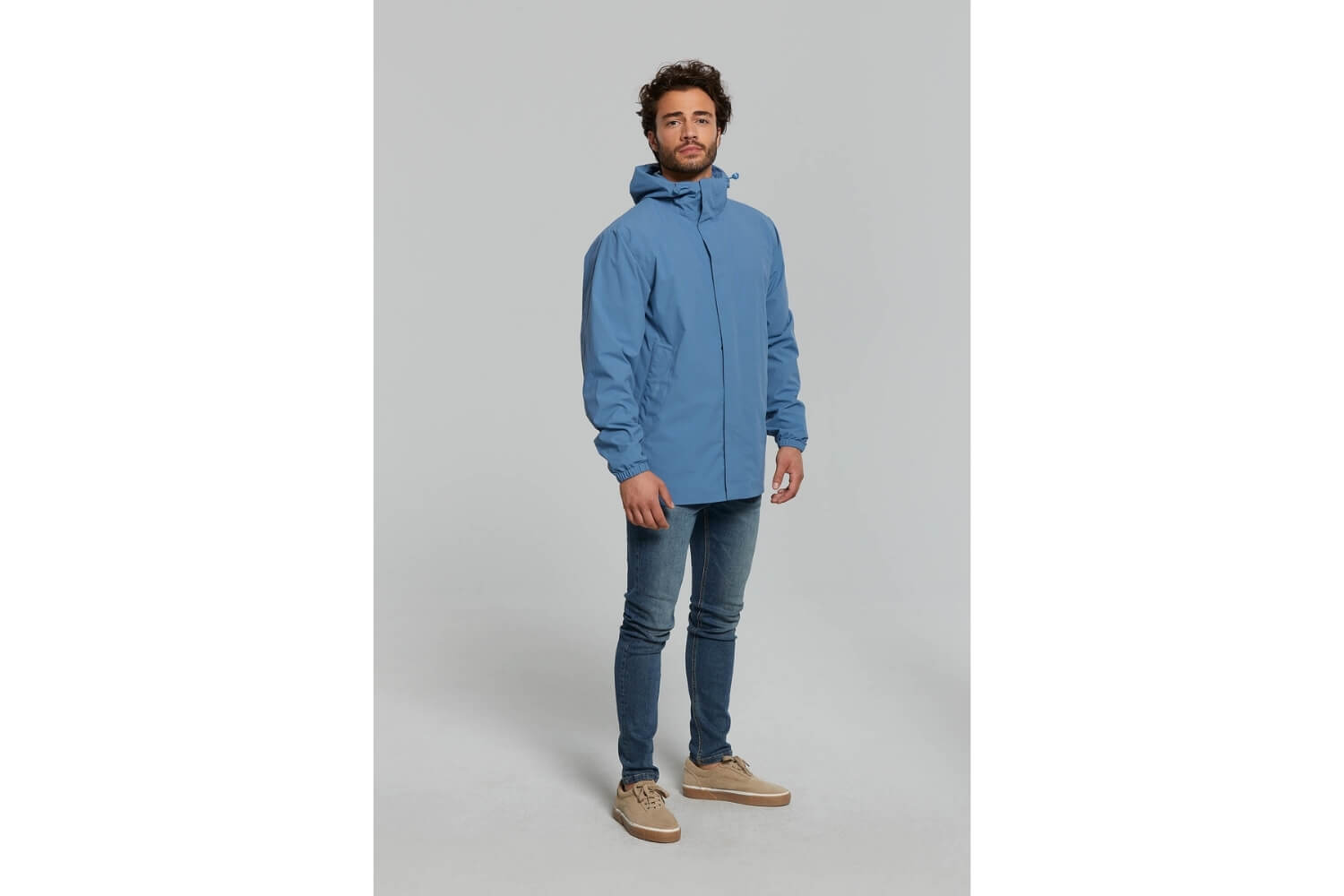 Basil Regenjas Hoga | Unisex | Blauw | L