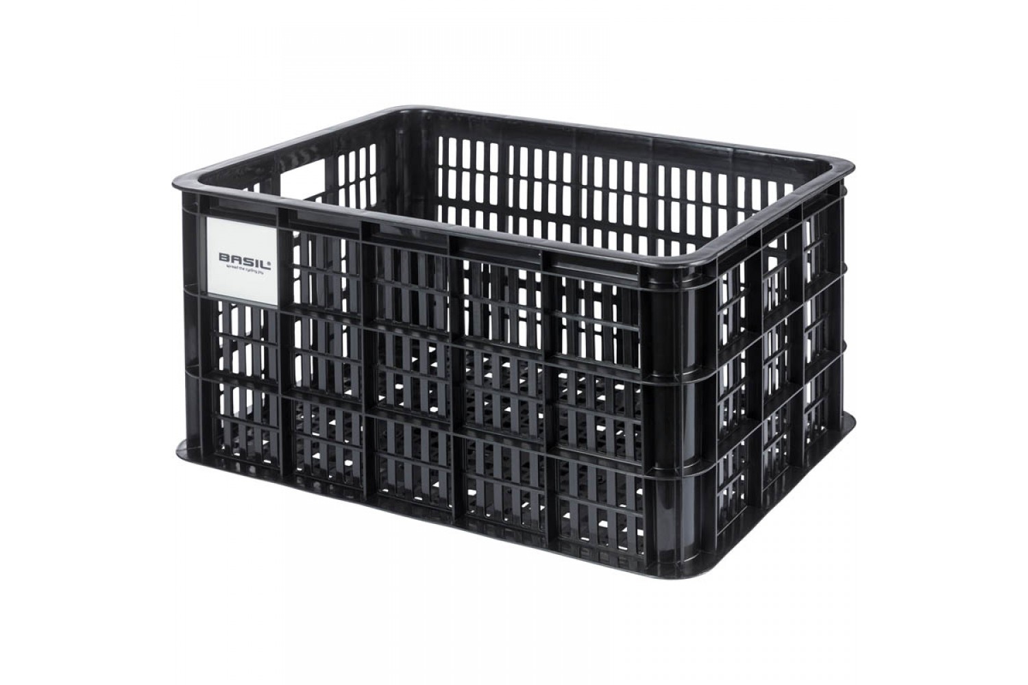 Basil Fietskrat Crate L MIK | Large 40L | Zwart