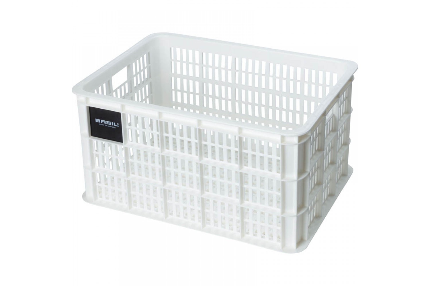 Basil Fietskrat Crate L | Large 40L | Wit