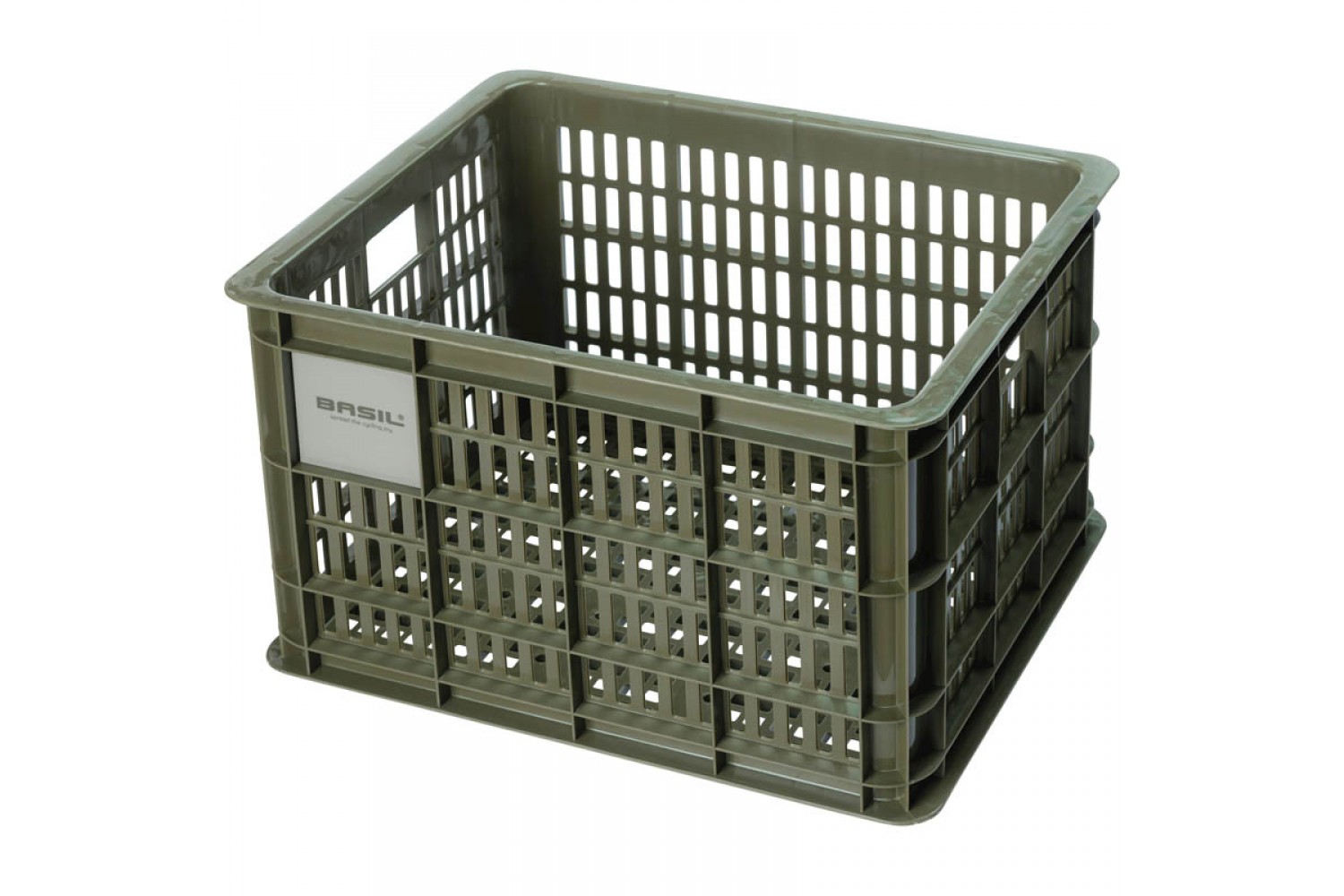 Basil Fietskrat Crate M | Medium 29.5L | Groen