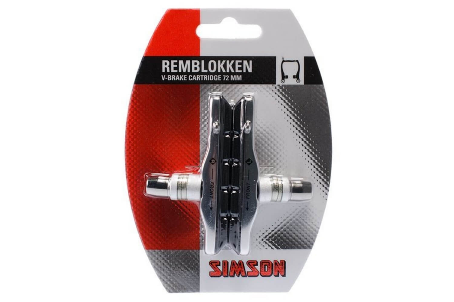 Simson Remblokken | V-Brake | 72 mm