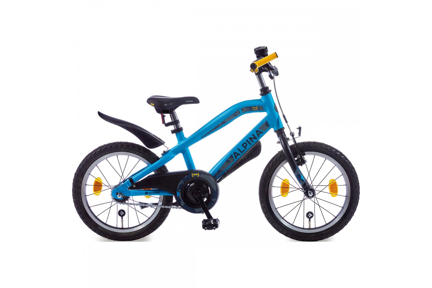 Alpina Trial Kinderfiets 16 inch Jongens Active Blauw Mat