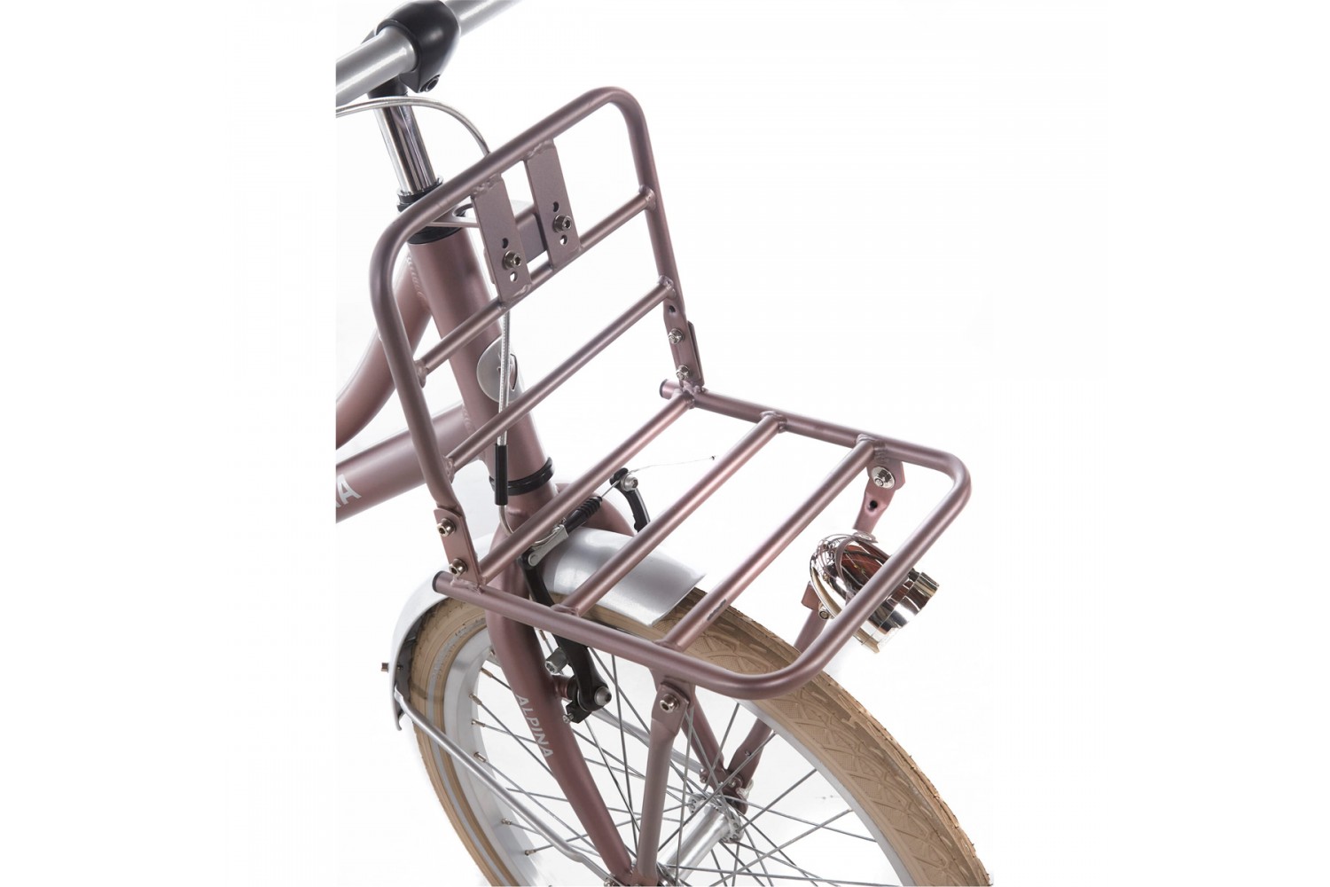 Alpina Cargo Transportfiets 20 inch Meisjes Wood Rose Mat