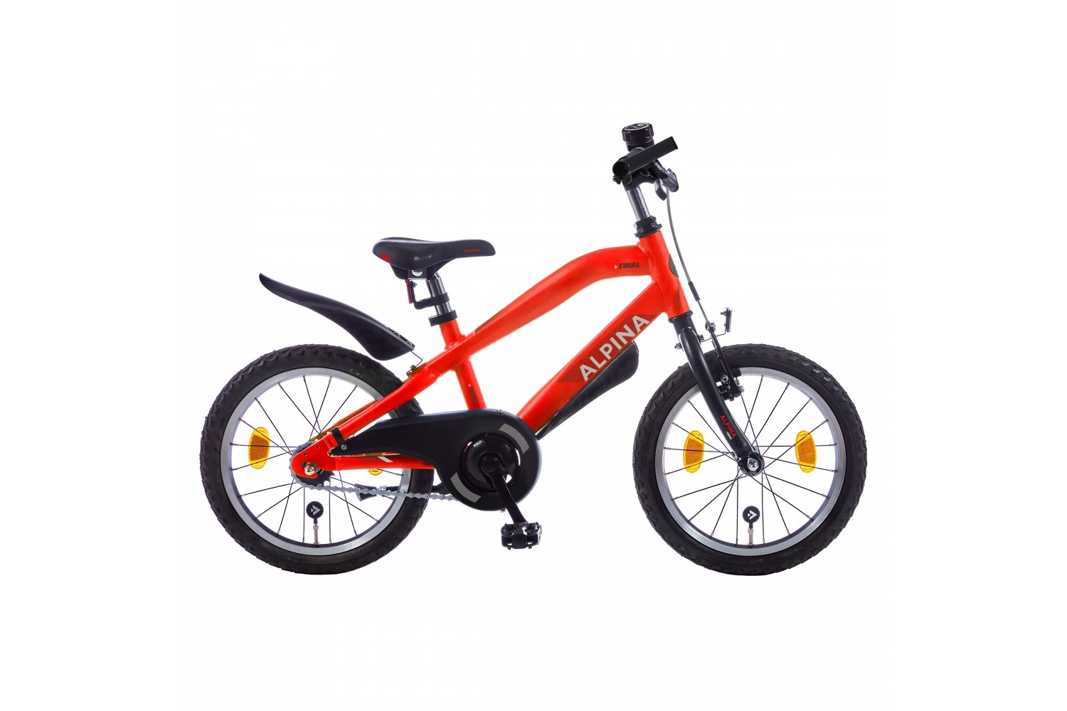 Alpina Trial Kinderfiets 16 inch Jongens Rood Mat