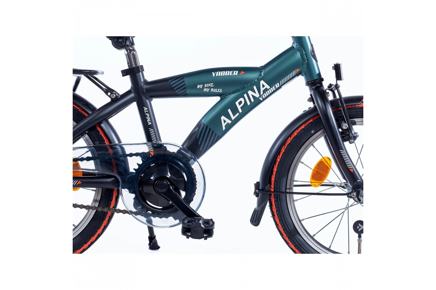 Alpina Yabber Jongensfiets 18 inch Dennen Groen Mat