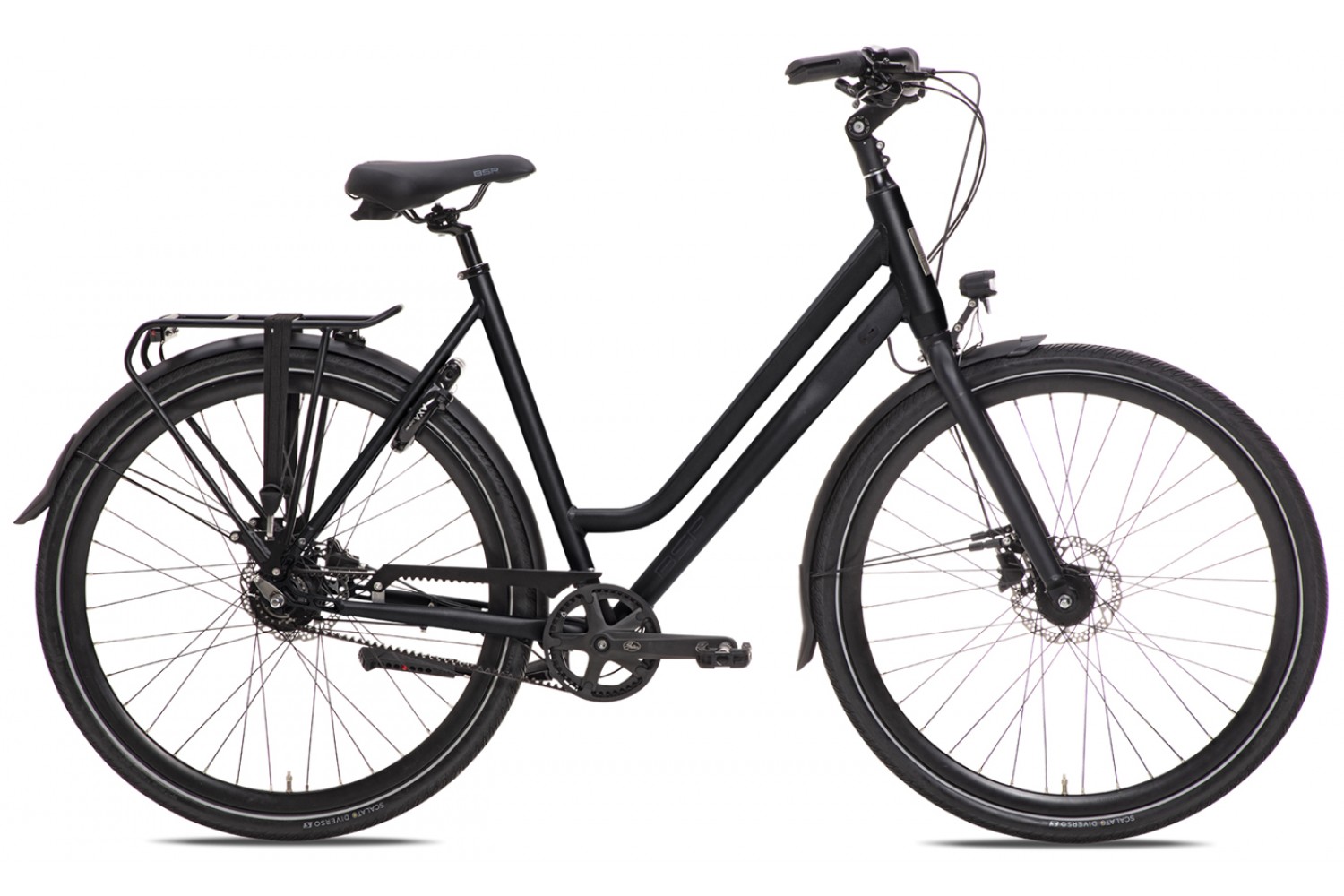 BSP Voyager Belt Stadsfiets Dames 28 inch 58cm XLarge Onyx Black