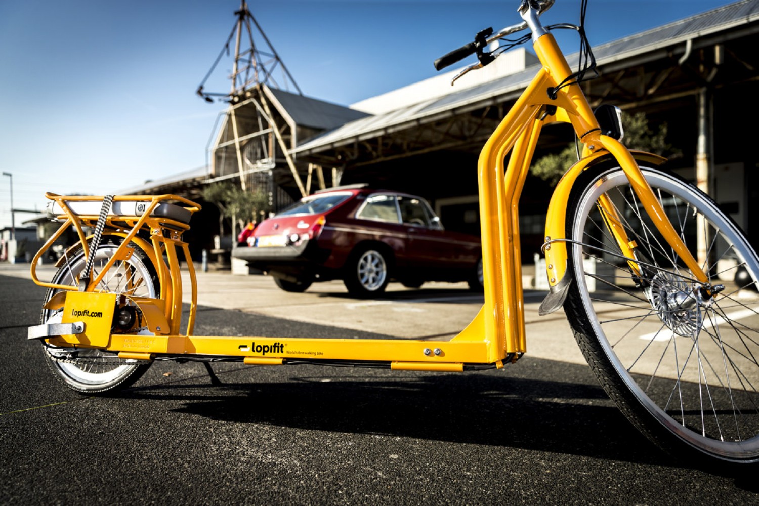 Lopifit Elektrische Loopbandfiets Oranje