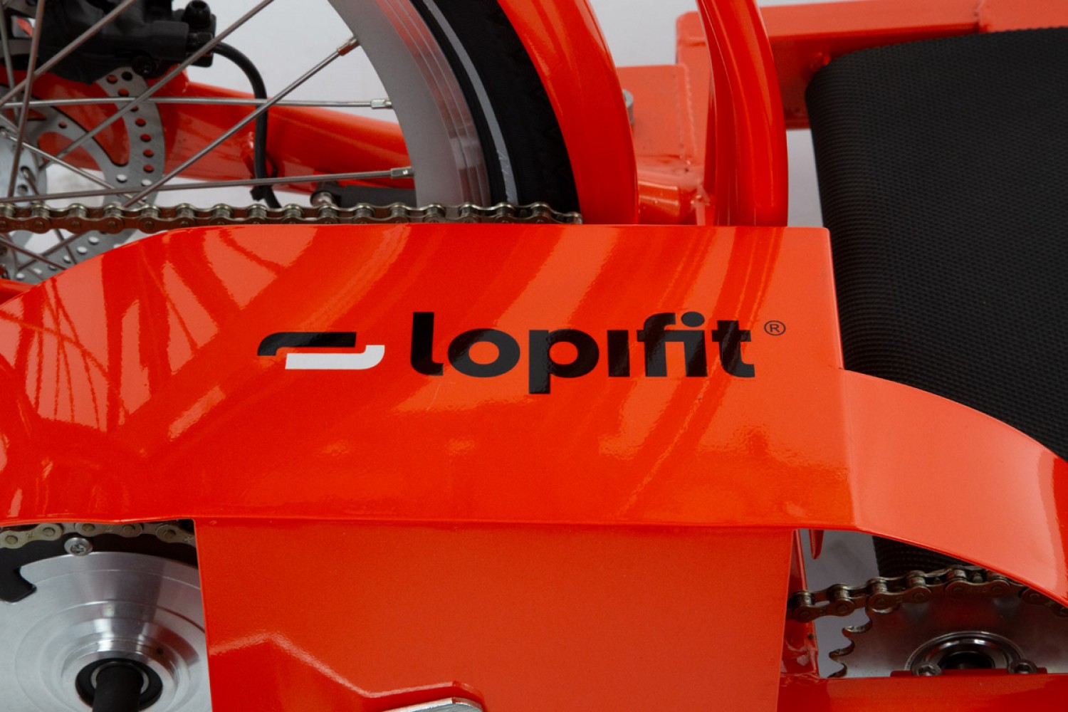 Lopifit Elektrische Loopbandfiets Oranje