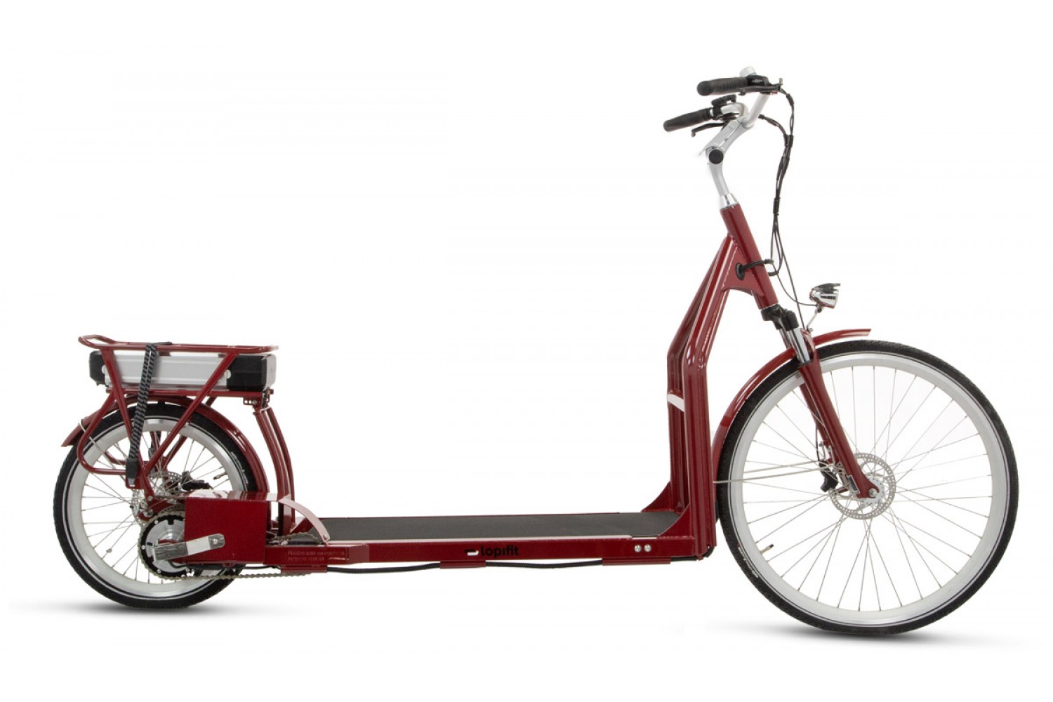 Lopifit Elektrische Loopbandfiets Rood