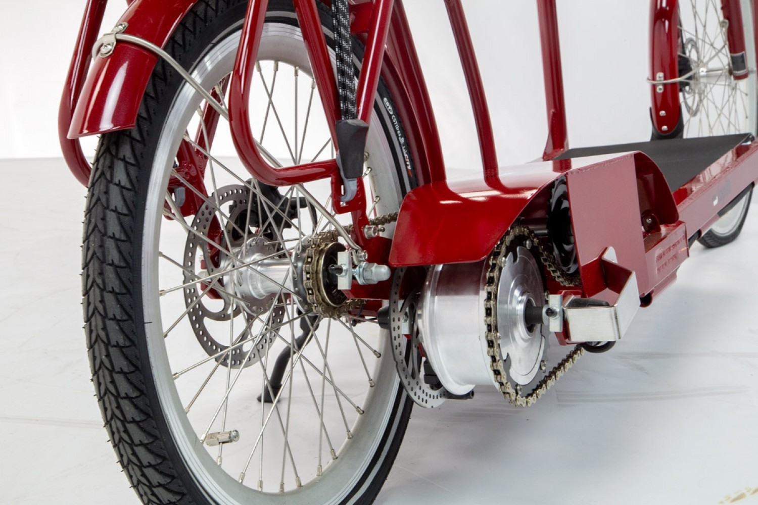 Lopifit Elektrische Loopbandfiets Rood