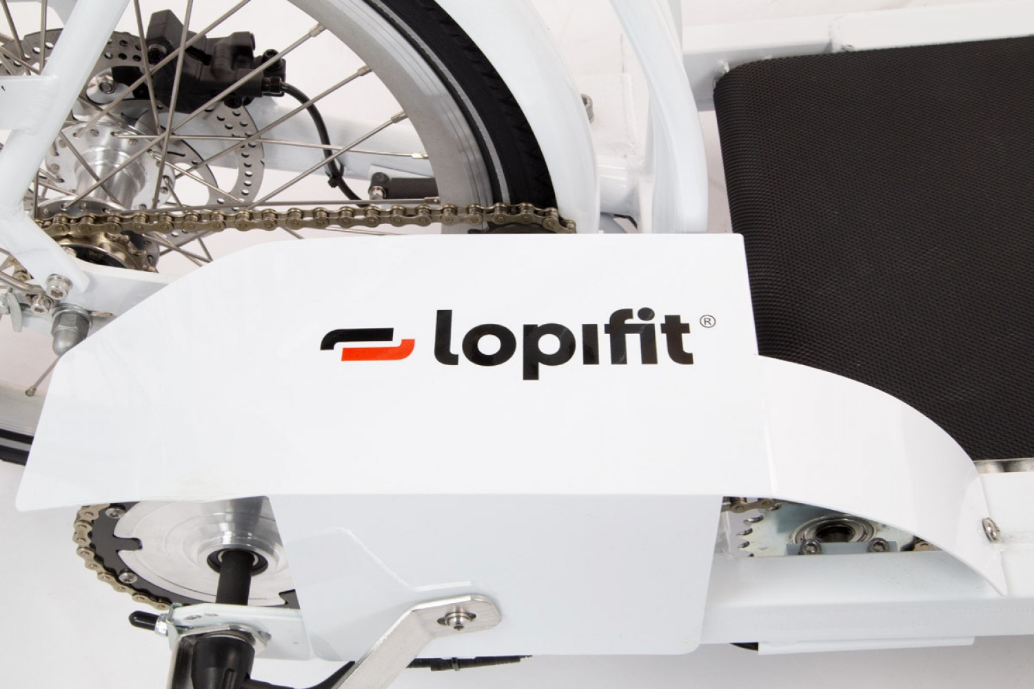 Lopifit Elektrische Loopbandfiets Wit