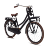 Nogan Cargo Transportfiets 24 inch Meisjesfiets Mat Zwart