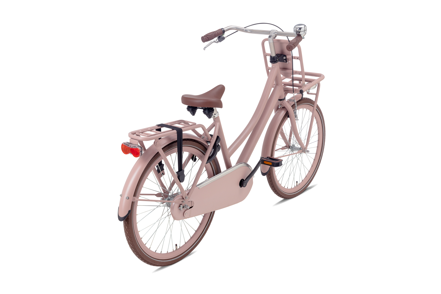 Nogan Cargo Transportfiets 24 inch Meisjesfiets Mat Roze