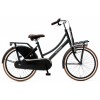 Nogan Vintage Transportfiets 20 inch Meisjes Mat Zwart