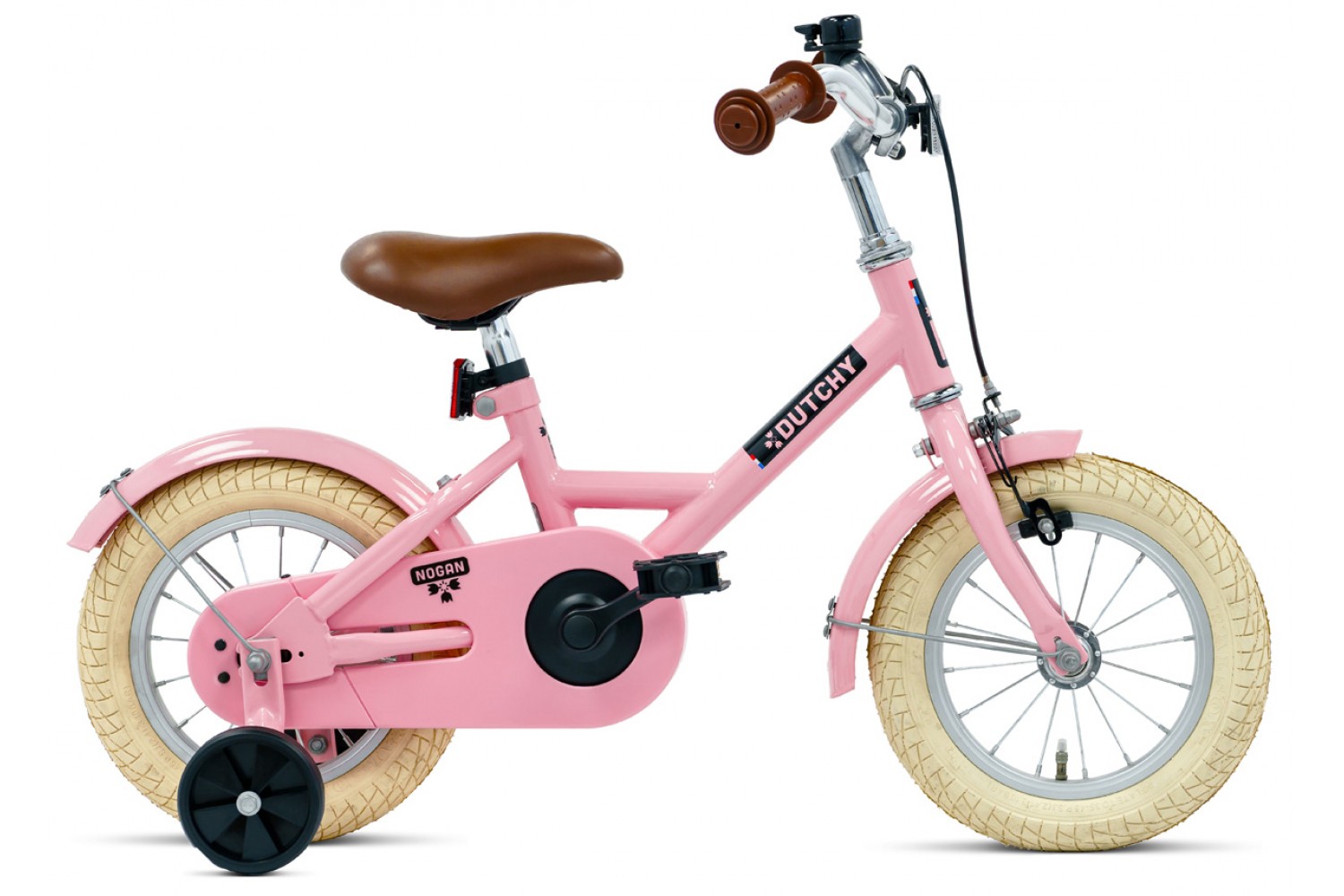 Nogan Dutchy Kinderfiets 12 Inch Glans Roze Nogan Dutchy Kinderfiets 12 Inch Glans Roze