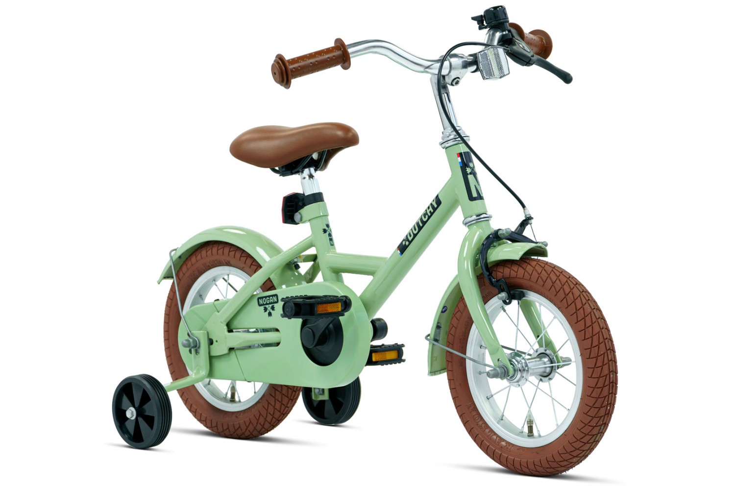 Nogan Dutchy Kinderfiets 12 Inch Groen Nogan Dutchy Kinderfiets 12 Inch Groen