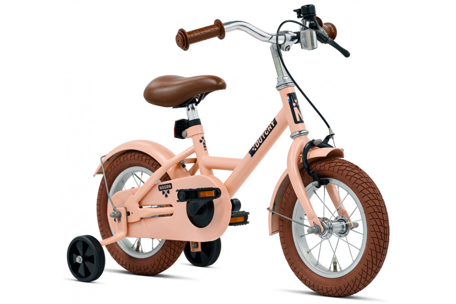 Nogan Dutchy Kinderfiets 12 Inch Mat Roze Nogan Dutchy Kinderfiets 12 Inch Mat Roze