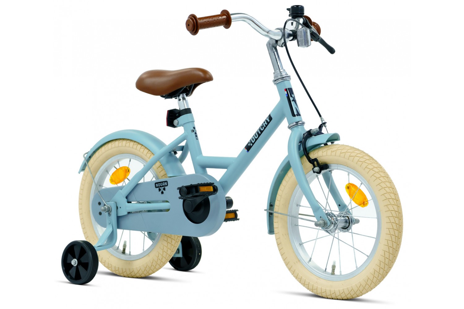 Nogan Dutchy Kinderfiets 14 Inch Blauw Nogan Dutchy Kinderfiets 14 Inch Blauw