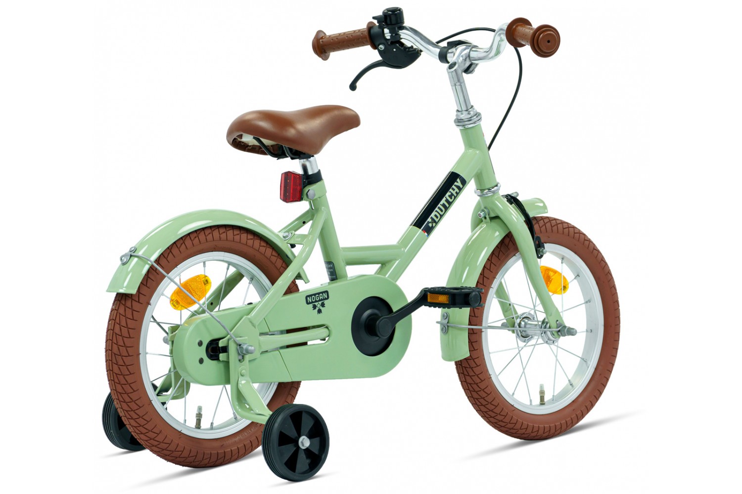 Nogan Dutchy Kinderfiets 14 Inch Groen Nogan Dutchy Kinderfiets 14 Inch Groen