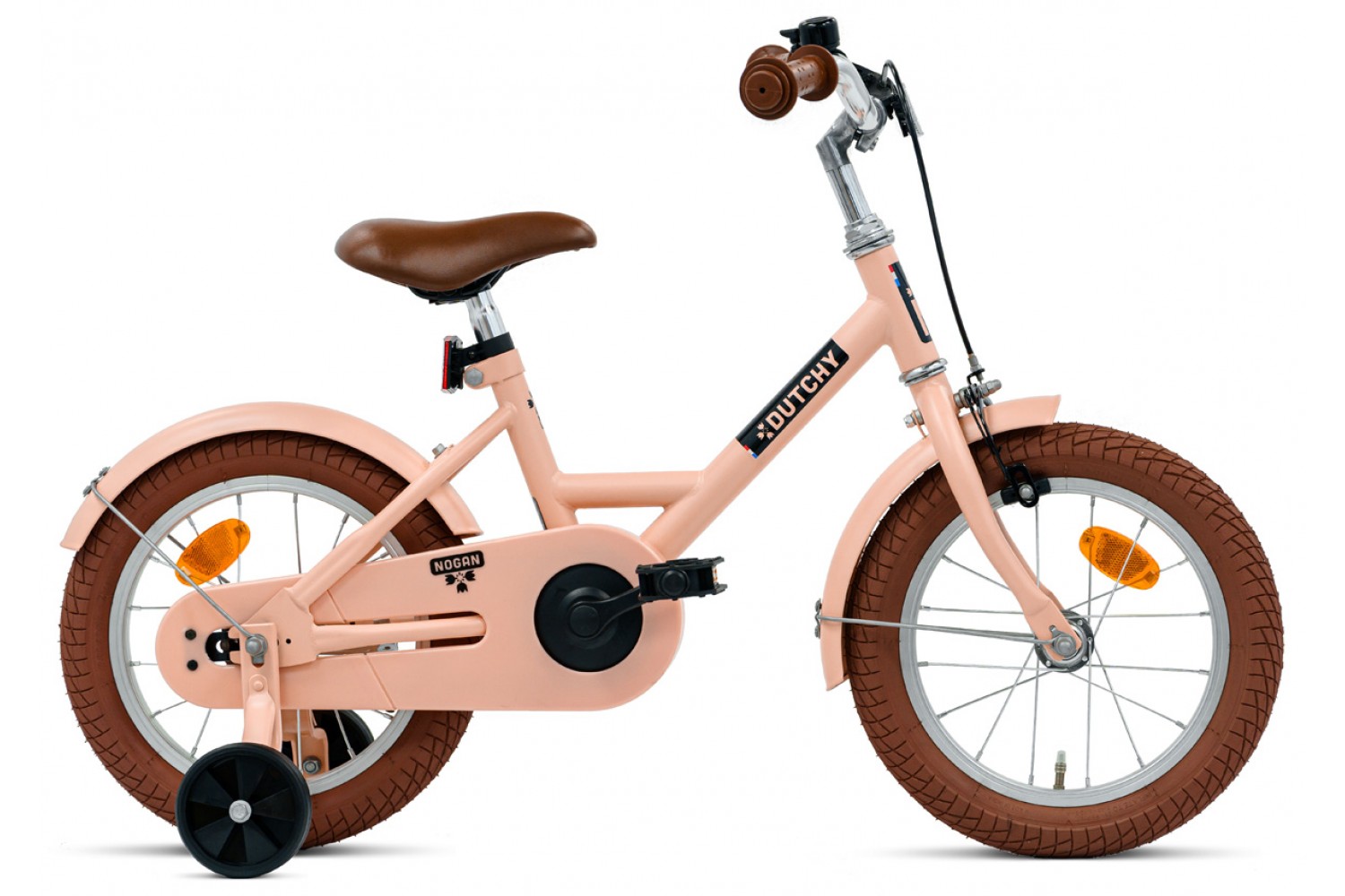 Nogan Dutchy Kinderfiets 14 Inch Mat Roze Nogan Dutchy Kinderfiets 14 Inch Mat Roze