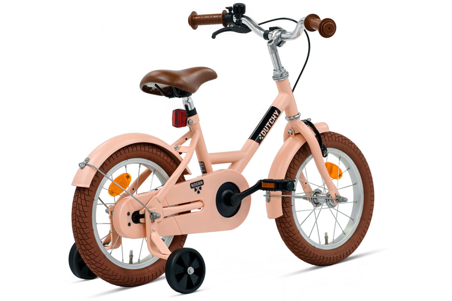 Nogan Dutchy Kinderfiets 14 Inch Mat Roze Nogan Dutchy Kinderfiets 14 Inch Mat Roze