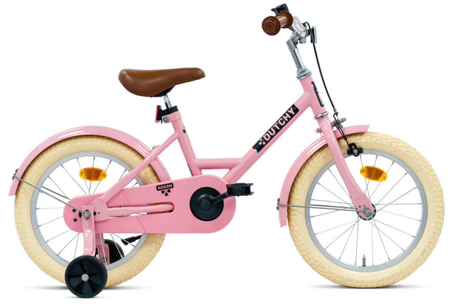 Nogan Dutchy Kinderfiets 16 Inch Glans Roze Nogan Dutchy Kinderfiets 16 Inch Glans Roze