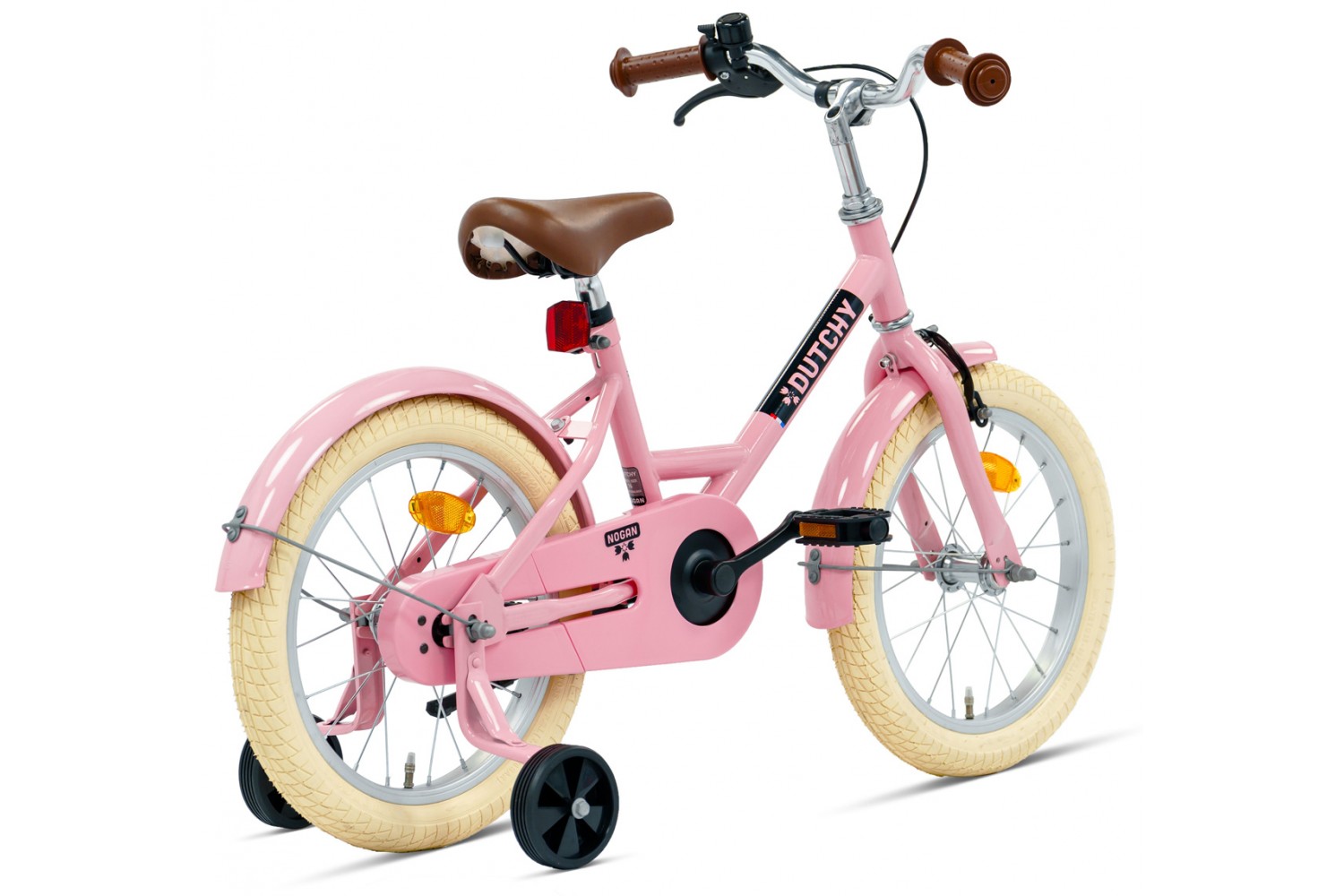 Nogan Dutchy Kinderfiets 16 Inch Glans Roze Nogan Dutchy Kinderfiets 16 Inch Glans Roze
