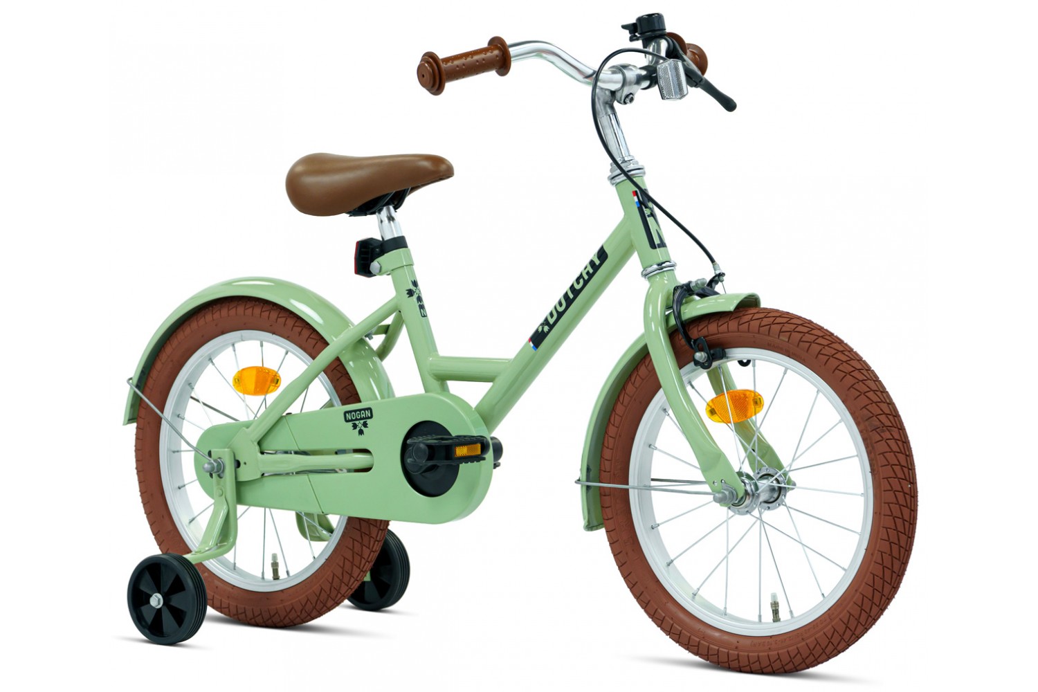 Nogan Dutchy Kinderfiets 16 Inch Groen Nogan Dutchy Kinderfiets 16 Inch Groen