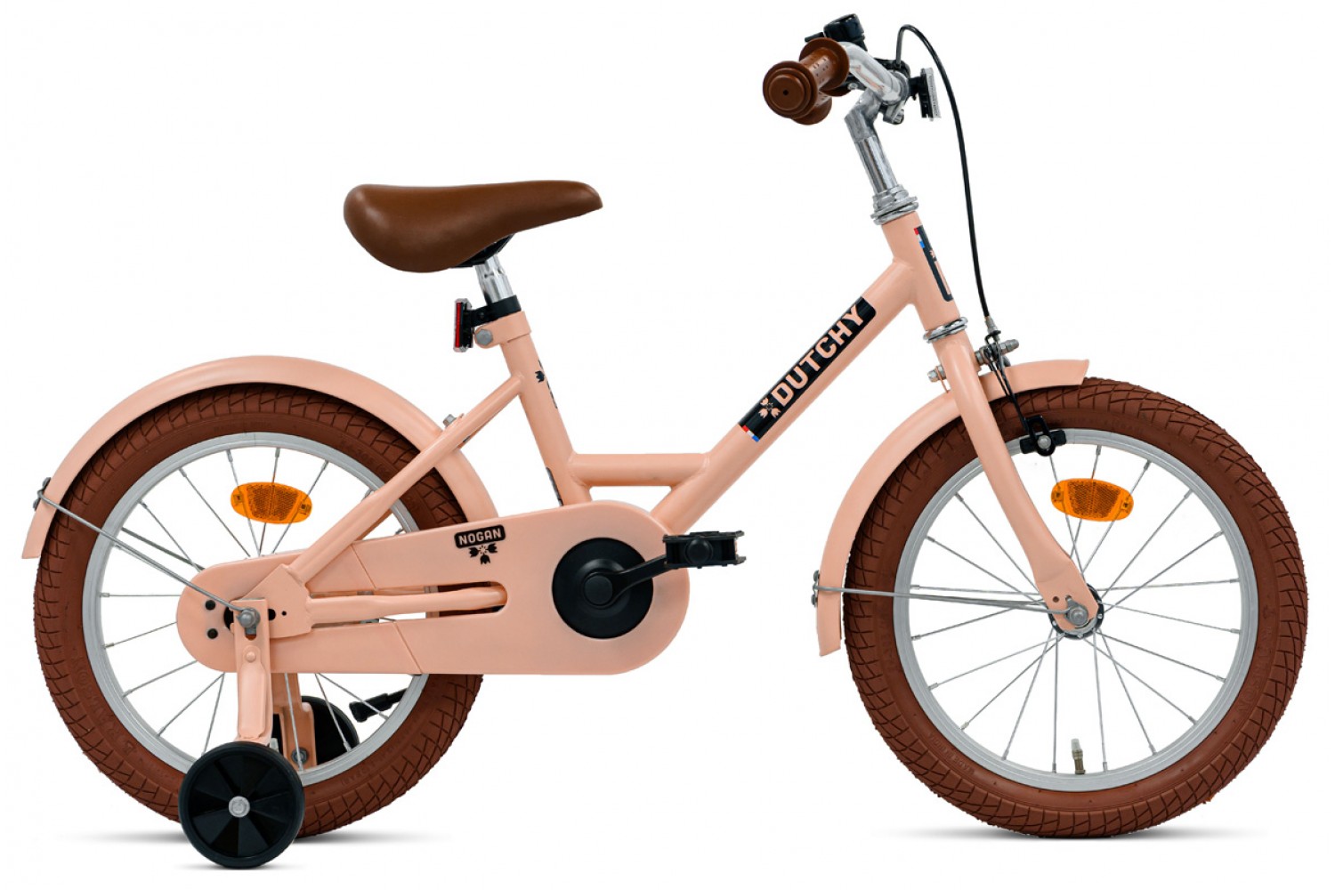Nogan Dutchy Kinderfiets 16 Inch Mat Roze Nogan Dutchy Kinderfiets 16 Inch Mat Roze