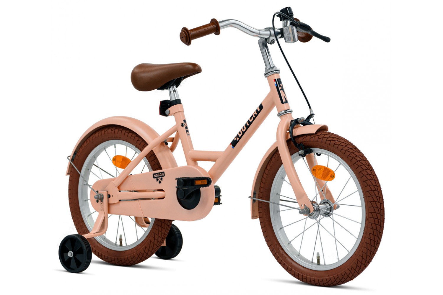 Nogan Dutchy Kinderfiets 16 Inch Mat Roze Nogan Dutchy Kinderfiets 16 Inch Mat Roze