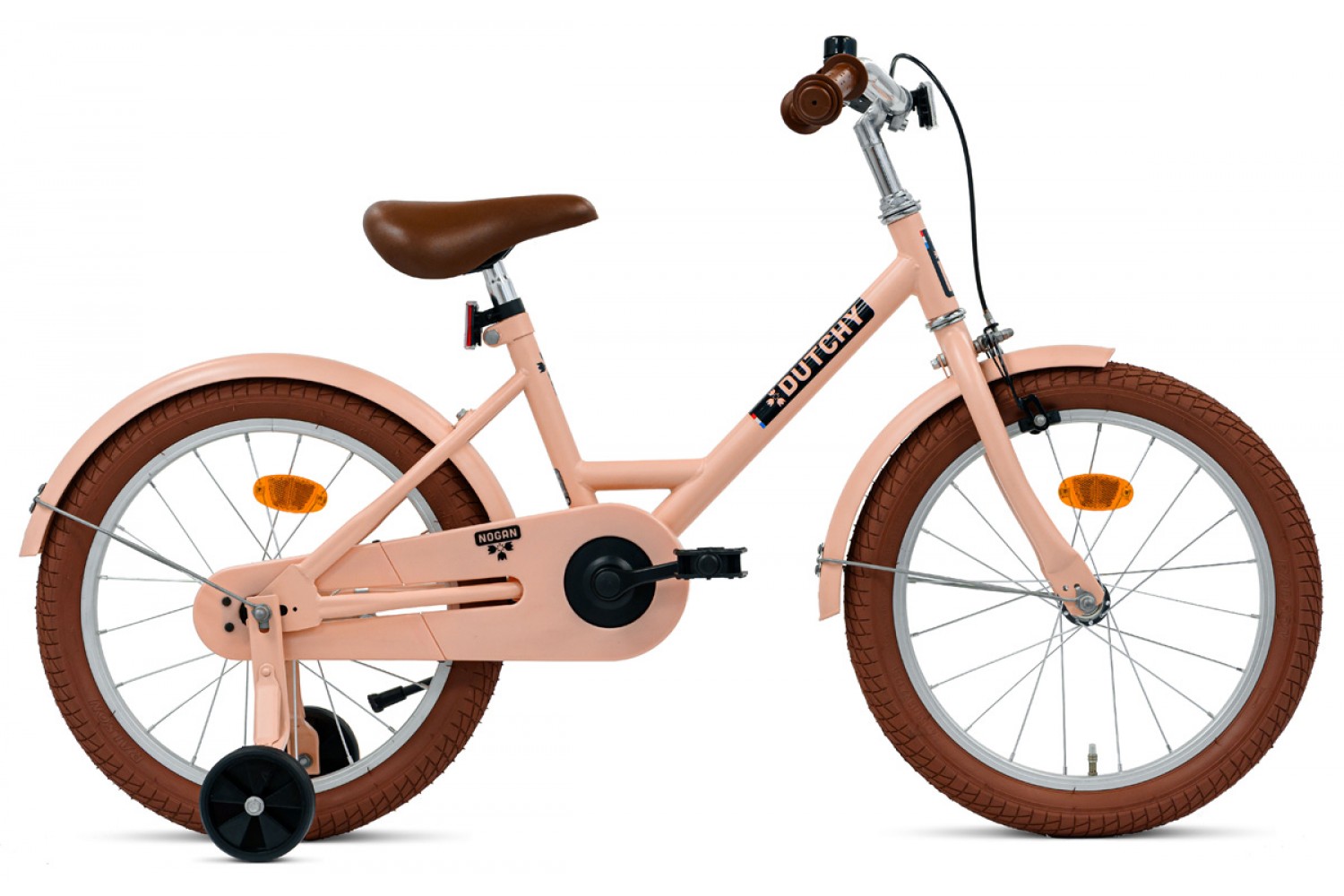 Nogan Dutchy Kinderfiets 18 Inch Mat Roze Nogan Dutchy Kinderfiets 18 Inch Mat Roze