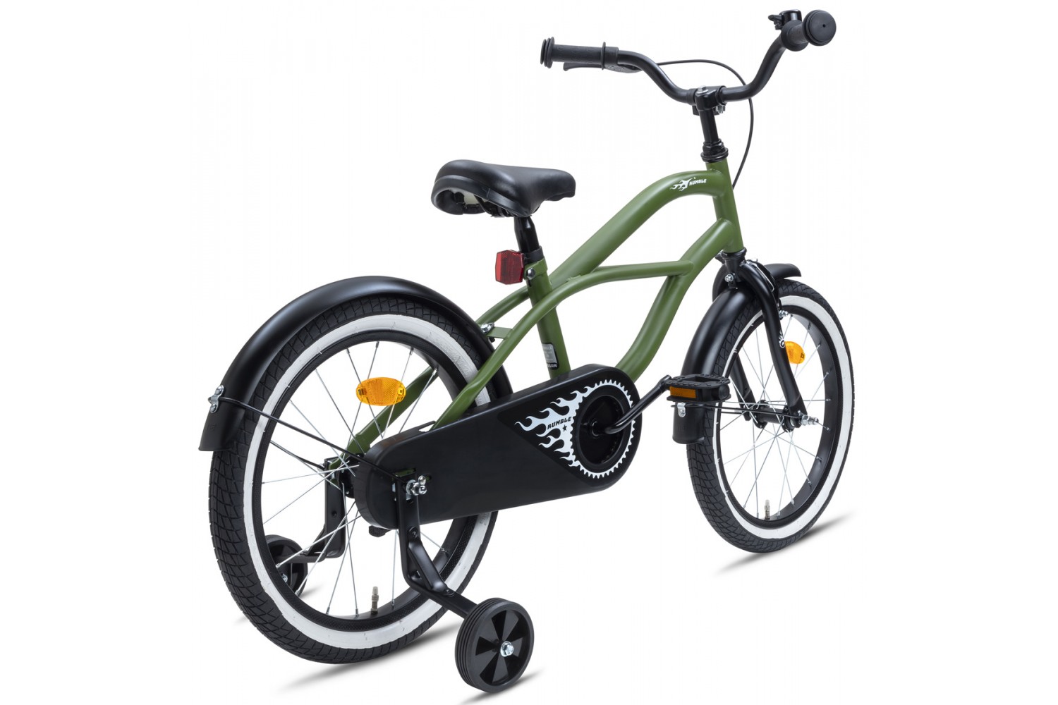 Nogan Rumble Kinderfiets 18 inch Leger Groen