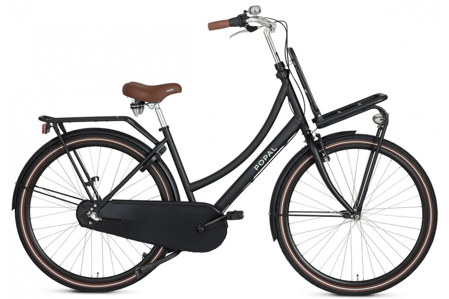 Popal Daily Dutch Basic+ N3 Transportfiets 28 inch Dames 59cm Mat Zwart