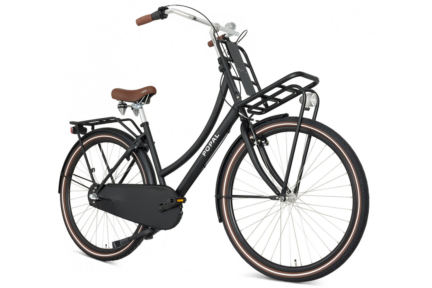 Popal Daily Dutch Basic+ N3 Transportfiets 28 inch Dames 59cm Mat Zwart