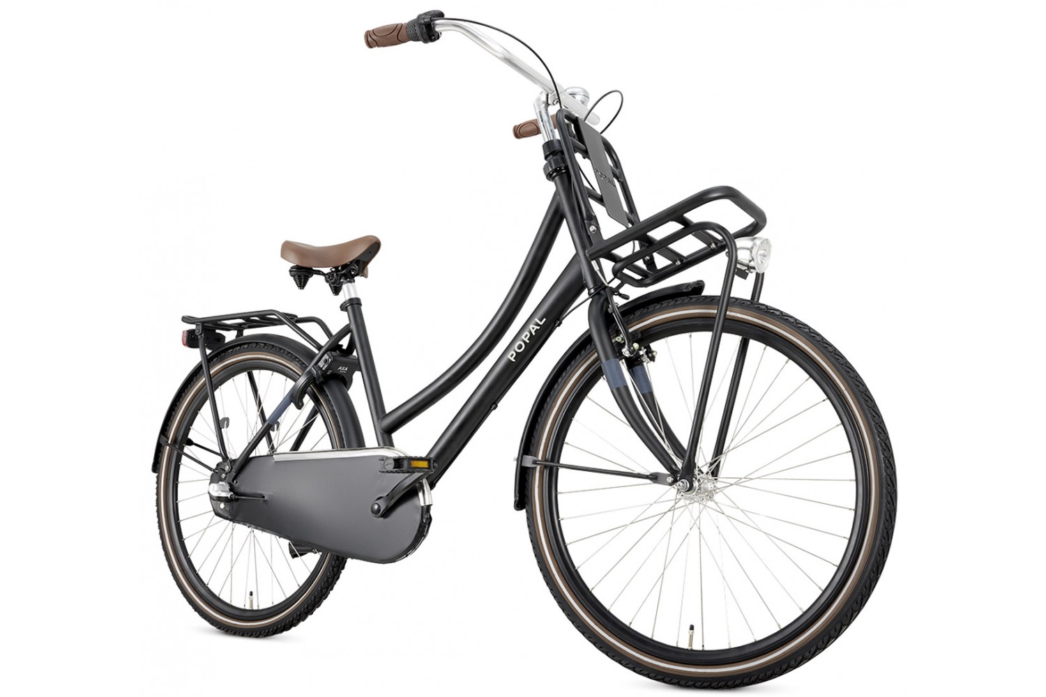 Popal Daily Dutch Basic+ N3 Transportfiets 26 inch Meisjes Mat Zwart