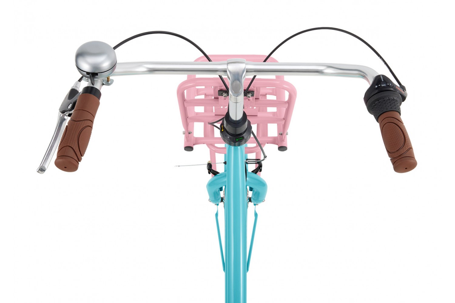 Popal Daily Dutch Basic+ N3 Transportfiets 22 inch Meisjes Turquoise Roze