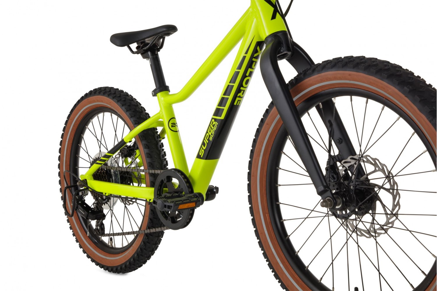 SuperSuper Xplore Kinder Mountainbike 20 inch Geel/Groen