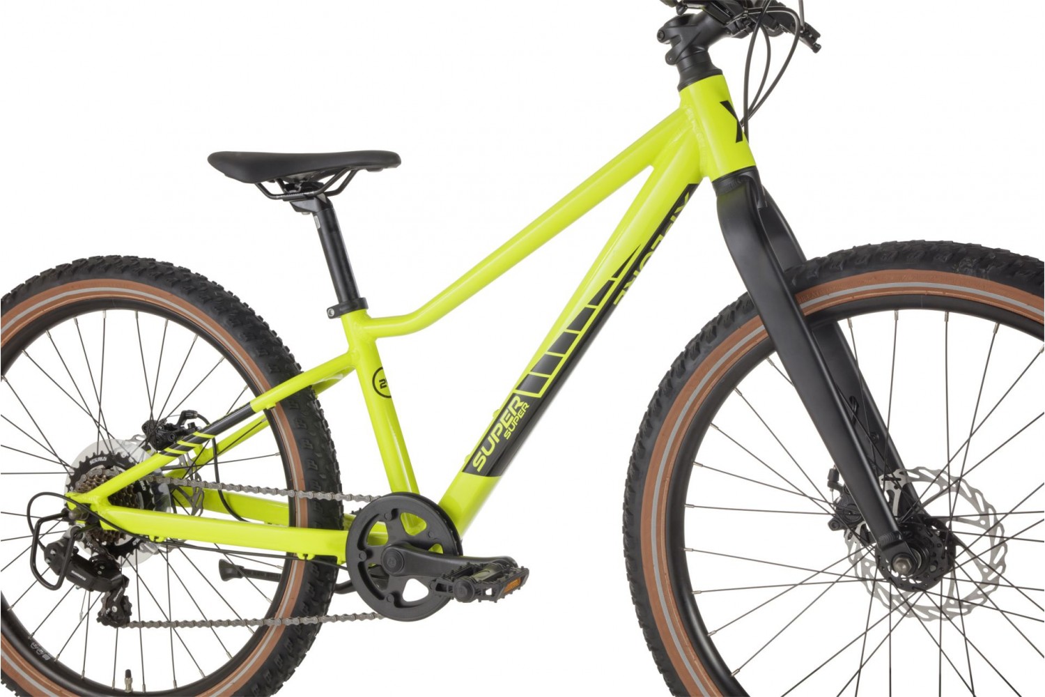 SuperSuper Xplore Kinder Mountainbike 24 inch Geel/Groen