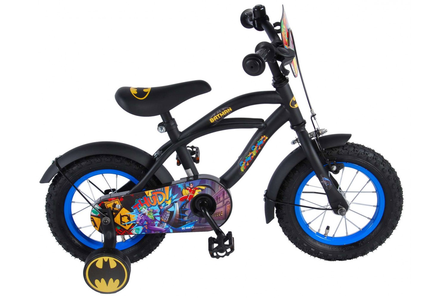 Batman Kinderfiets 12 inch Jongens Zwart