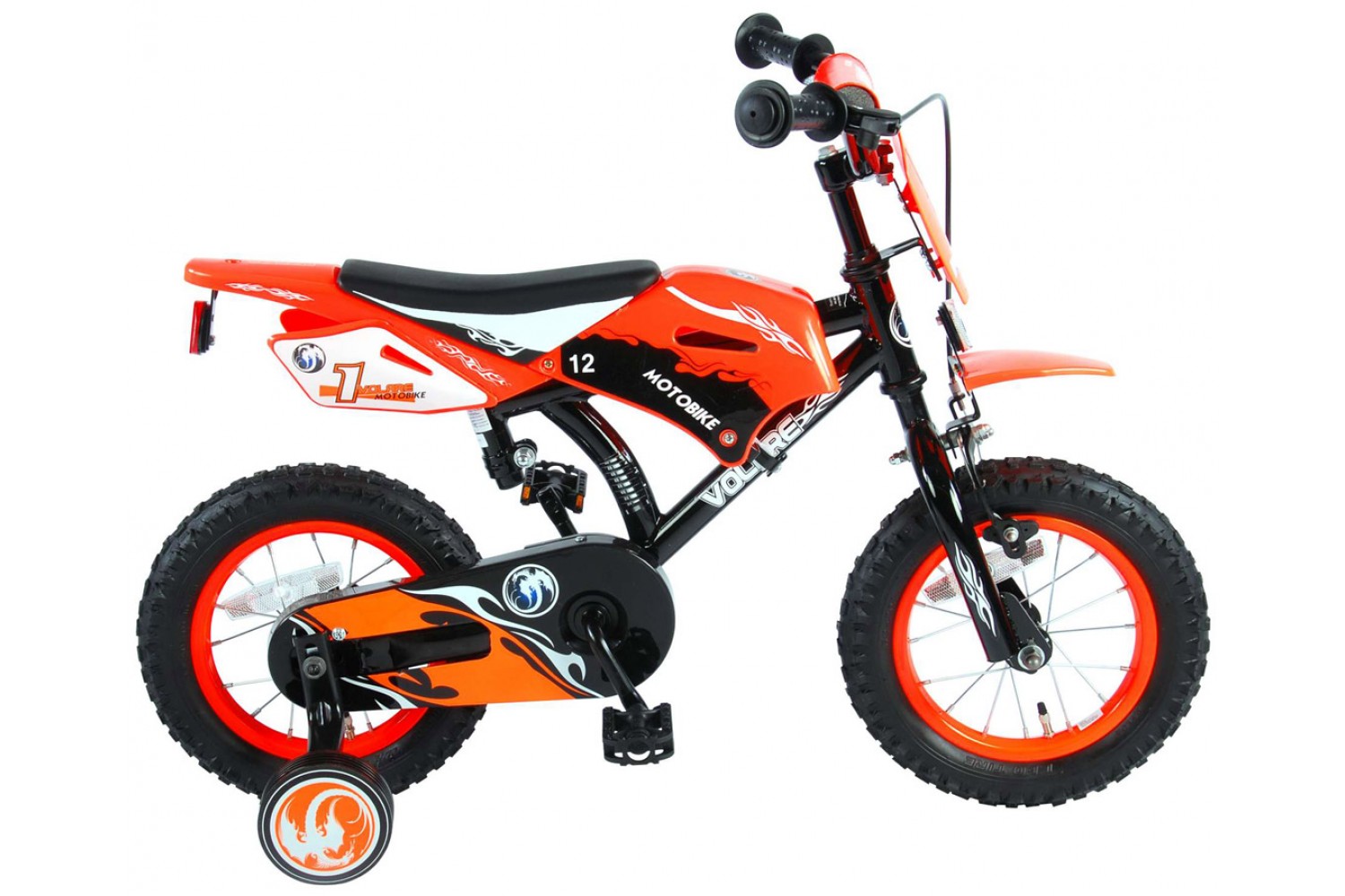 Volare Motobike Kinderfiets 12 inch Jongens Oranje