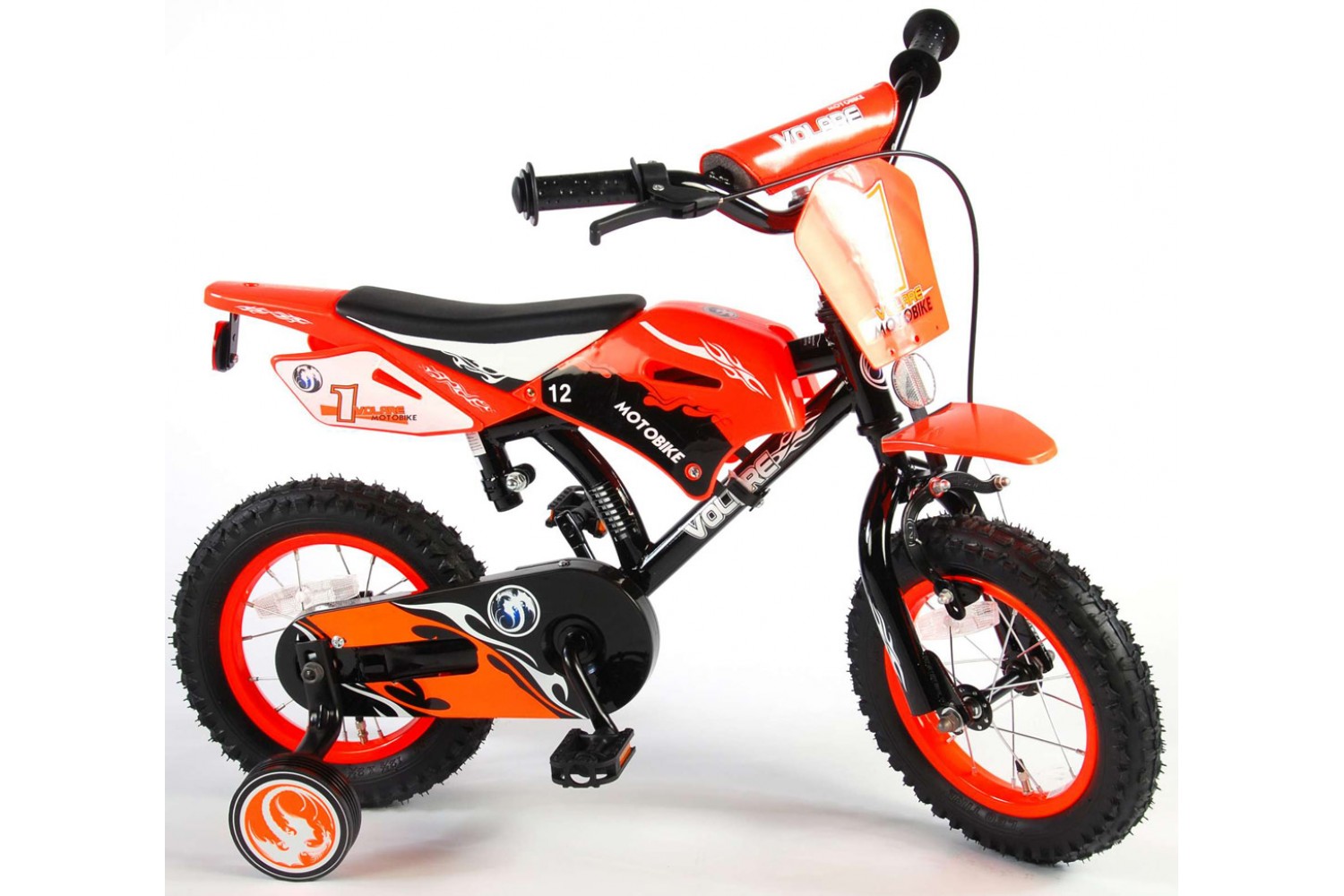 Volare Motobike Kinderfiets 12 inch Jongens Oranje