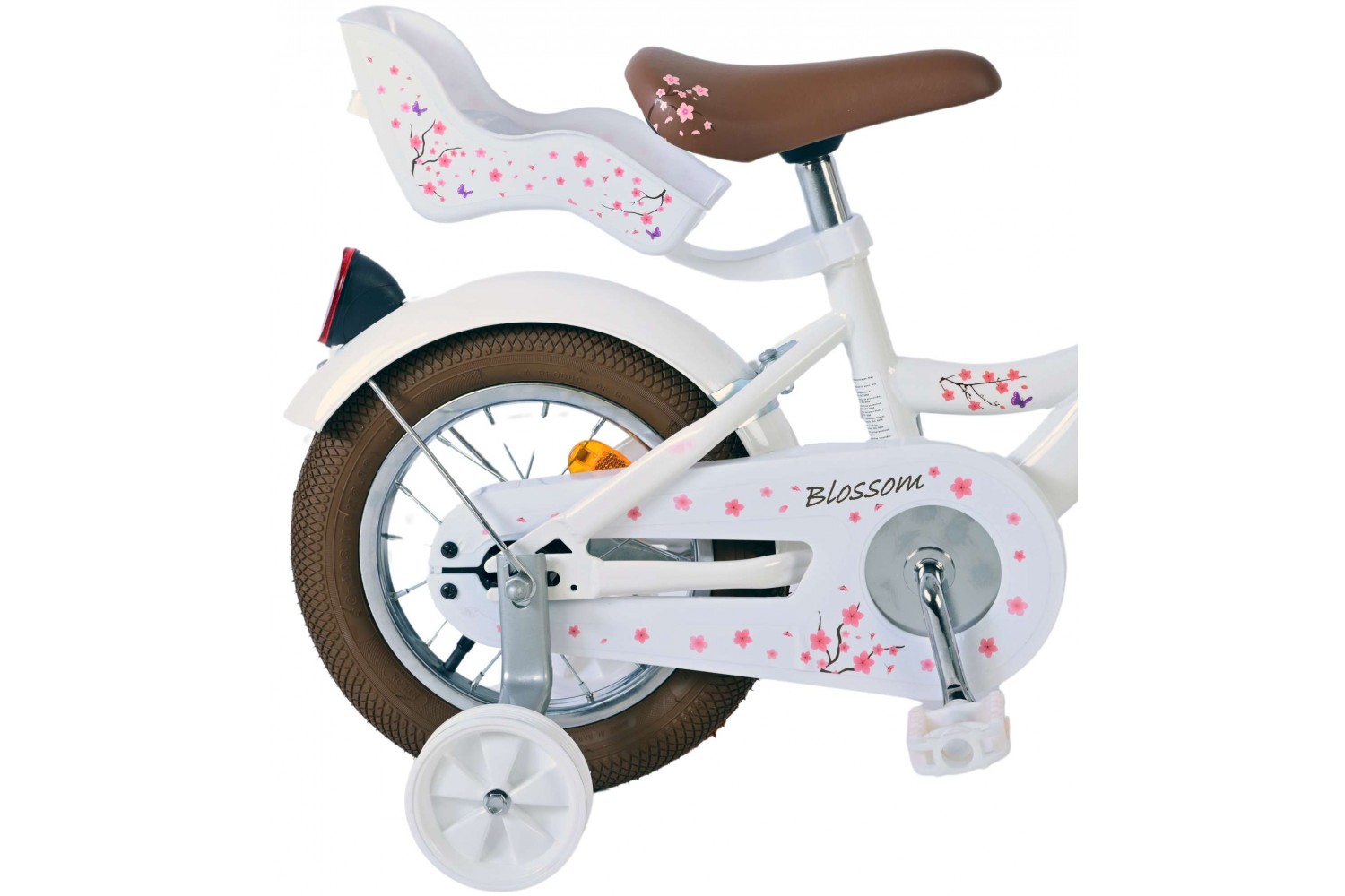 Volare Blossom Kinderfiets Meisjes 12 inch Wit