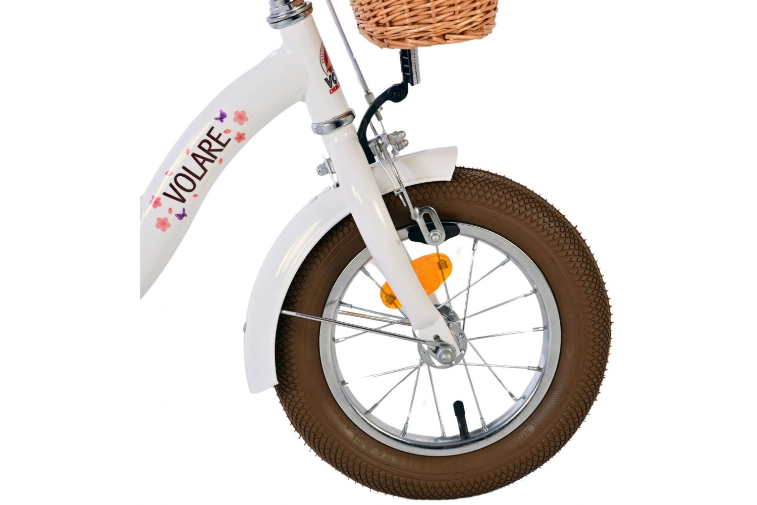 Volare Blossom Kinderfiets Meisjes 12 inch Wit