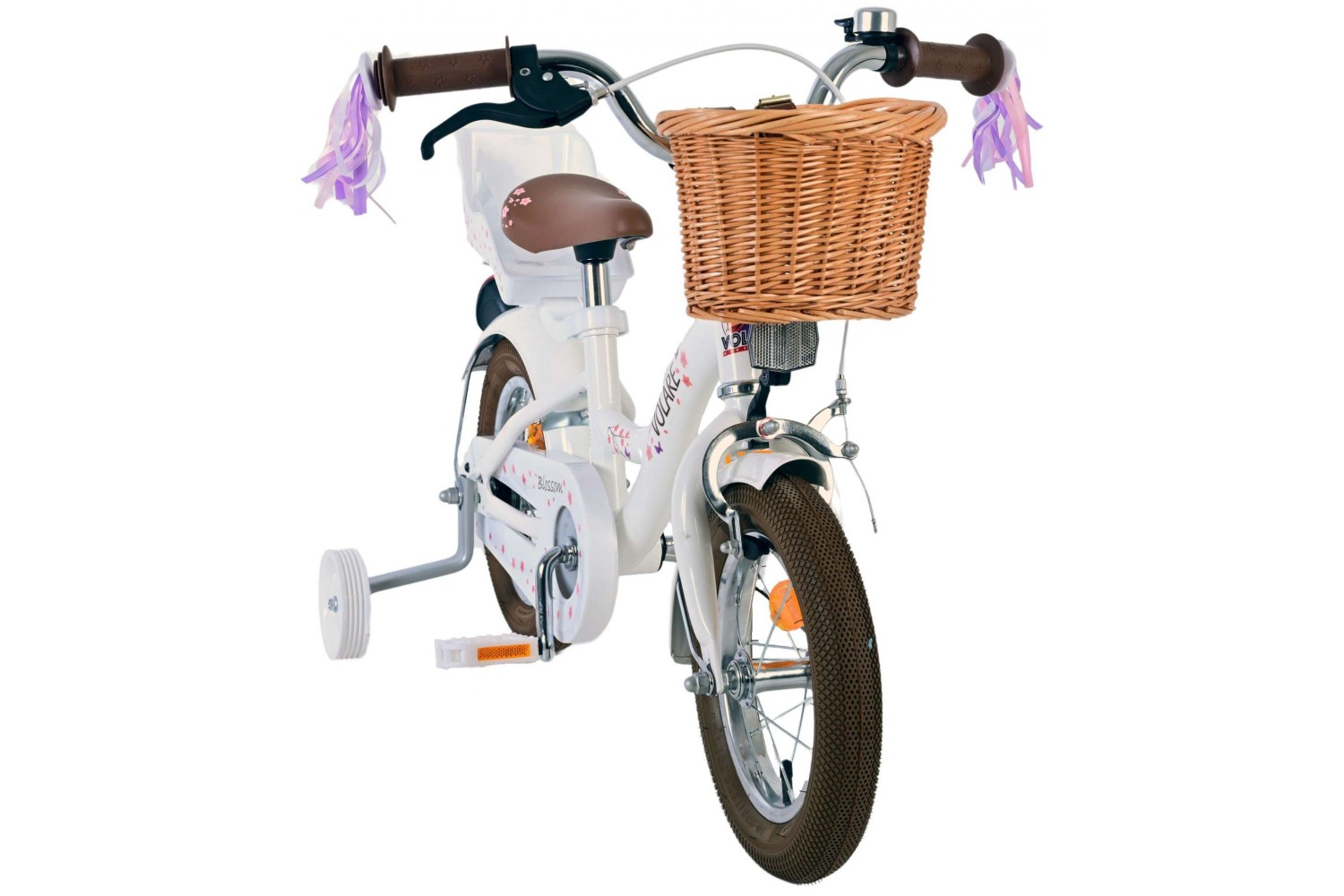 Volare Blossom Kinderfiets Meisjes 12 inch Wit