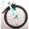 Volare Glamour Kinderfiets 16 inch Meisjes Wit Mint