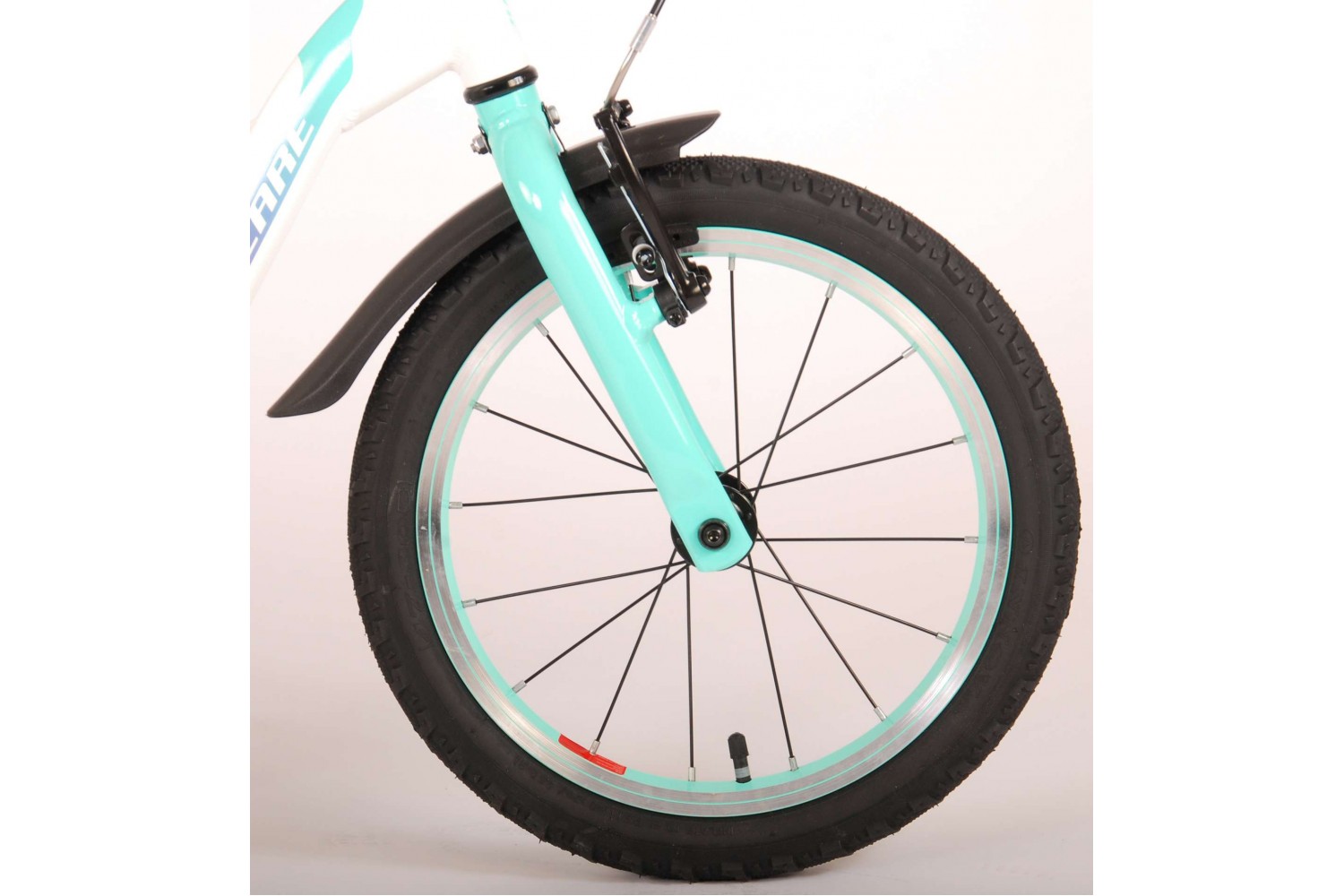 Volare Glamour Kinderfiets 16 inch Meisjes Wit Mint