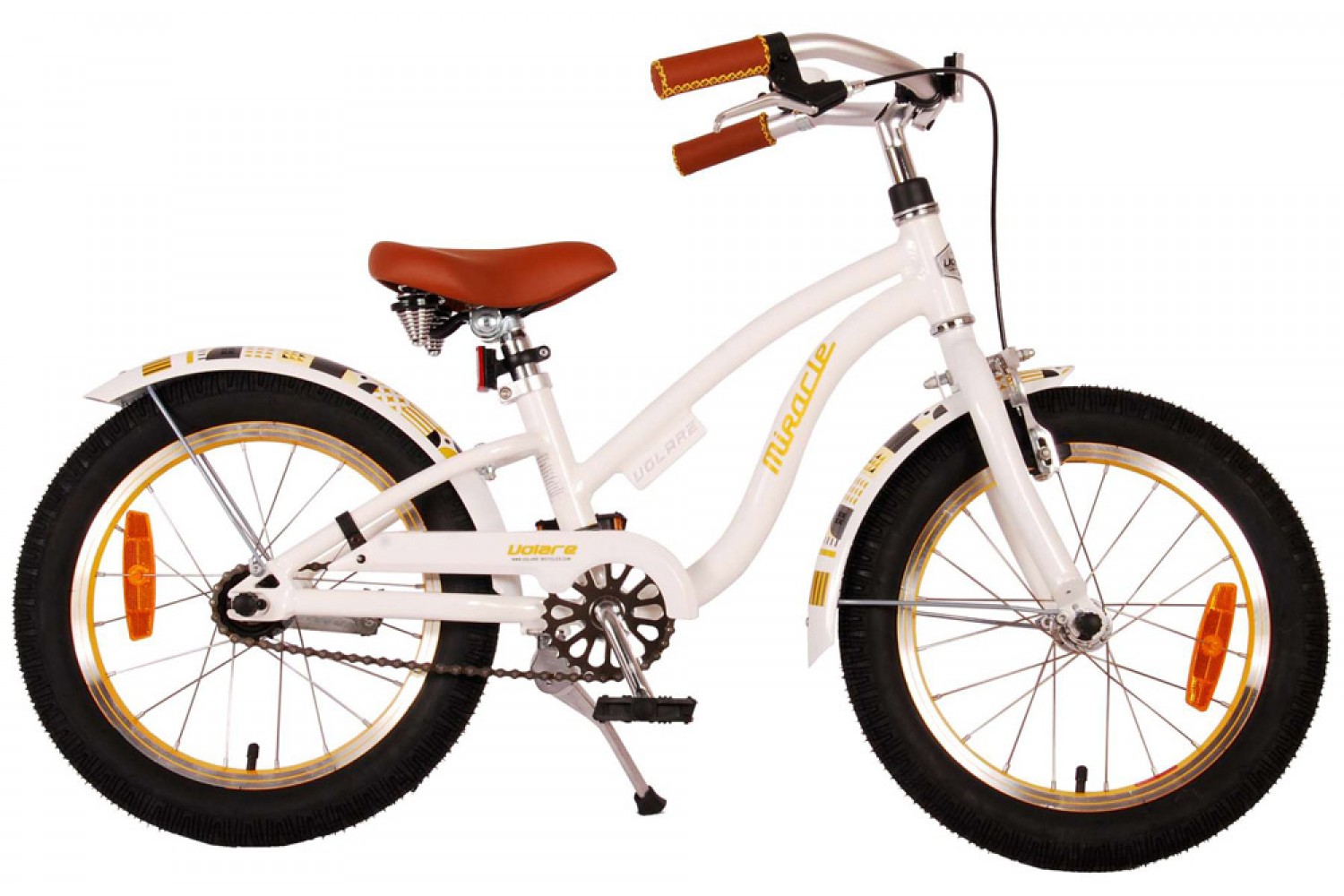 Volare Miracle Cruiser Kinderfiets 16 inch Meisjes Wit