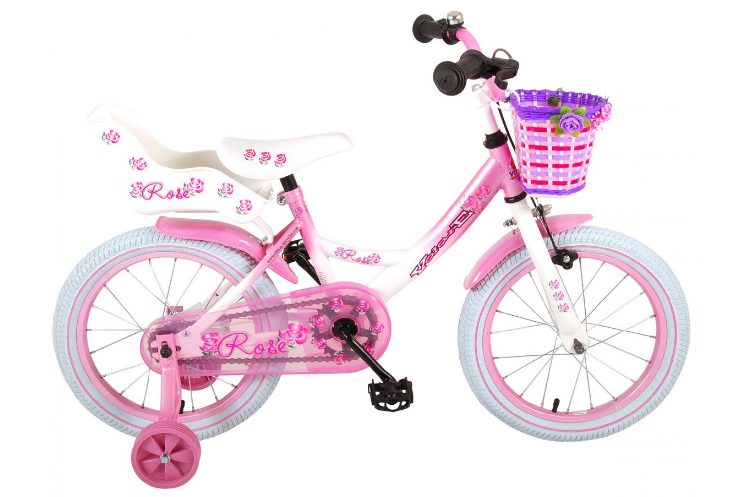 Volare Rose Kinderfiets 16 inch Meisjes Roze